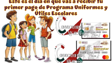 Este es el dìa en que vas a recibir tu primer pago de Programa Uniformes y Útiles Escolares