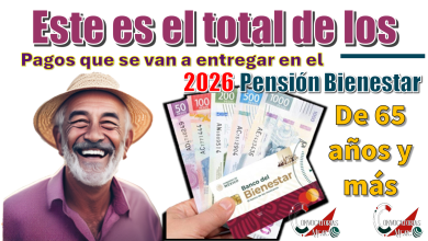 Este es el total de los pagos que se van a entregar en el 2026 | Pensión Bienestar de 65 años y más