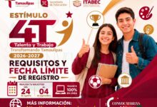 Estímulo 4T Talento y Trabajo Transformando Tamaulipas 2026-2027: requisitos y fecha límite de registro