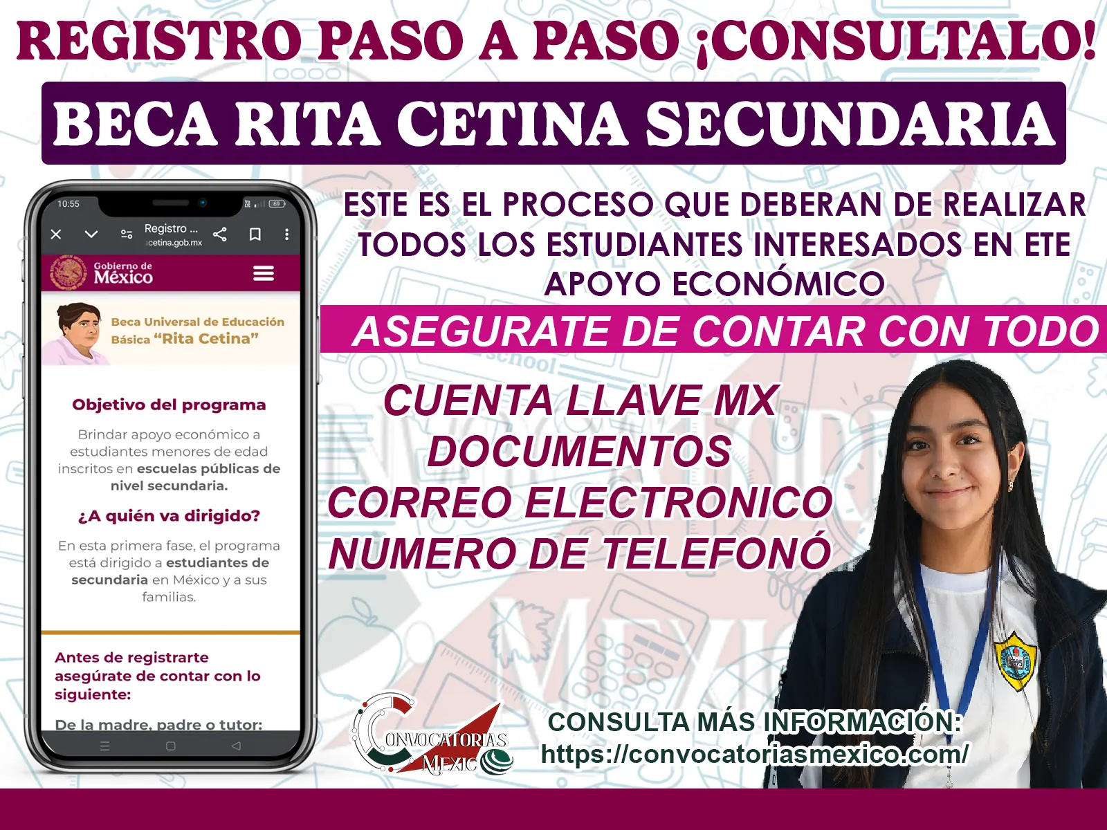 Estos son los pasos a seguir para poder solicitar la Beca Rita Cetina