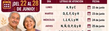 Fecha de Registros Pensiones Bienestar Adulto Mayor y Mujeres ¡Del 22 al 28 de junio!
