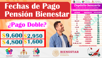 Conoce las Fechas de Pago de la Pensión para el Bienestar de Noviembre