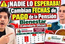 Fechas y montos confirmados para el bimestre noviembre-diciembre 2026