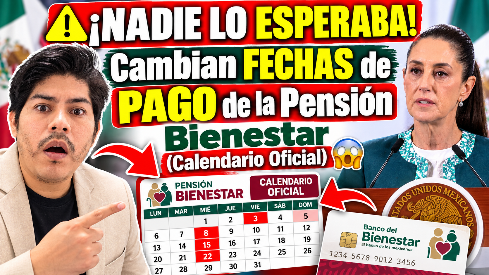 Fechas y montos confirmados para el bimestre noviembre-diciembre 2026