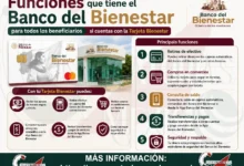 Funciones que tiene el Banco del Bienestar para todos los beneficiarios si cuentas con la Tarjeta Bienestar