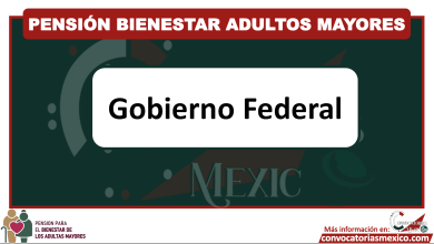 Pensión adultos mayores Gobierno Federal