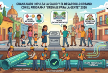 Guanajuato impulsa la salud y el desarrollo urbano con el programa "Drenaje para la Gente en Localidades Urbanas" 2026