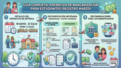 Guía Completa: Operativo de la Bancarización para Estudiantes (que hicieron su Registro en el mes pasado de Marzo)