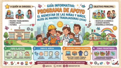 Guía Informativa: Programa de Apoyo para el Bienestar de las Niñas y Niños, Hijos de Madres Trabajadoras (2026)