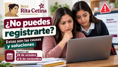 ¿No puedes registrarte en la Beca Rita Cetina? Estas son las causas y soluciones para completar tu solicitud