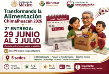 Transformando la Alimentación Chimalhuacán 2026: segunda entrega será del 29 de junio al 3 de julio
