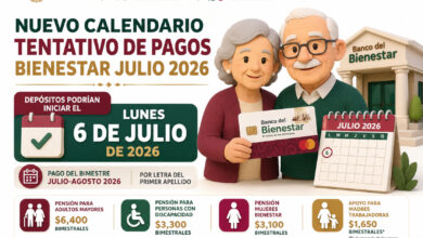 Nuevo calendario tentativo de pagos Bienestar julio 2026: depósitos podrían iniciar el lunes 6 de julio