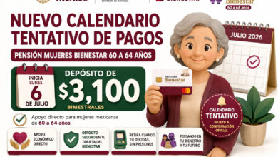 Nuevo calendario tentativo de pagos: Pensión Mujeres Bienestar 60 a 64 años podría iniciar el lunes 6 de julio