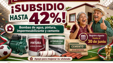 Transformando tu Hogar Cuautepec de Hinojosa 2026: subsidio de hasta 42% para bombas de agua, pintura, impermeabilizante y cemento