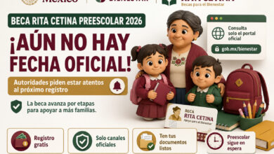 Beca Rita Cetina para preescolar 2026: autoridades piden estar atentos al próximo registro oficial