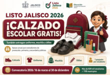 Listo Jalisco 2026: entregan calzado escolar gratuito, uniformes, mochila y útiles para estudiantes