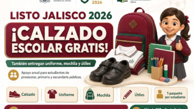 Listo Jalisco 2026: entregan calzado escolar gratuito, uniformes, mochila y útiles para estudiantes