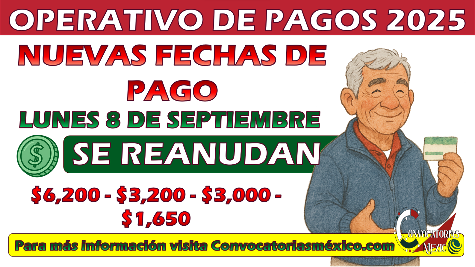¿Cuando se reanudan los pagos de la Pensión Bienestar 2025?