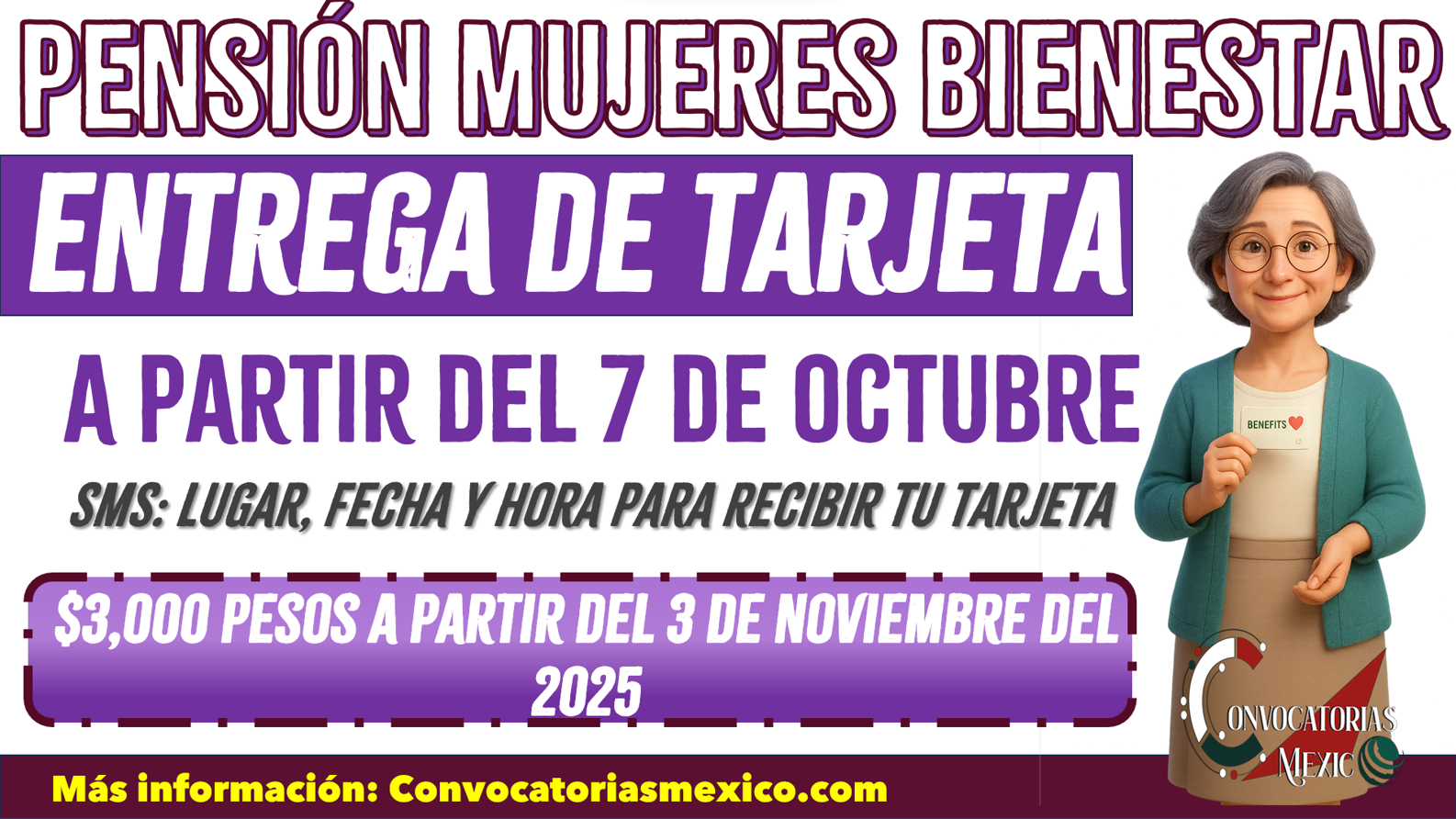 A partir del 7 ¿Quiénes reciben tu tarjeta del Banco del Bienestar durante el mes de octubre?
