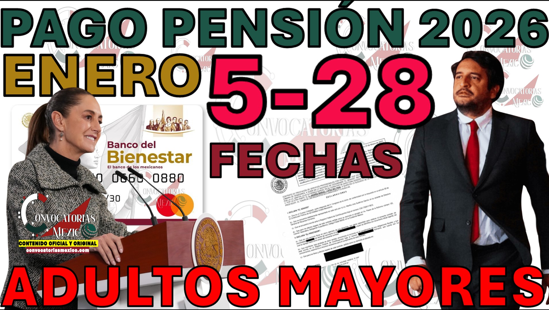 Depósitos Pensión Bienestar Enero 2026: Calendario Oficial, Montos Confirmados y el Ocaso de la Oposición