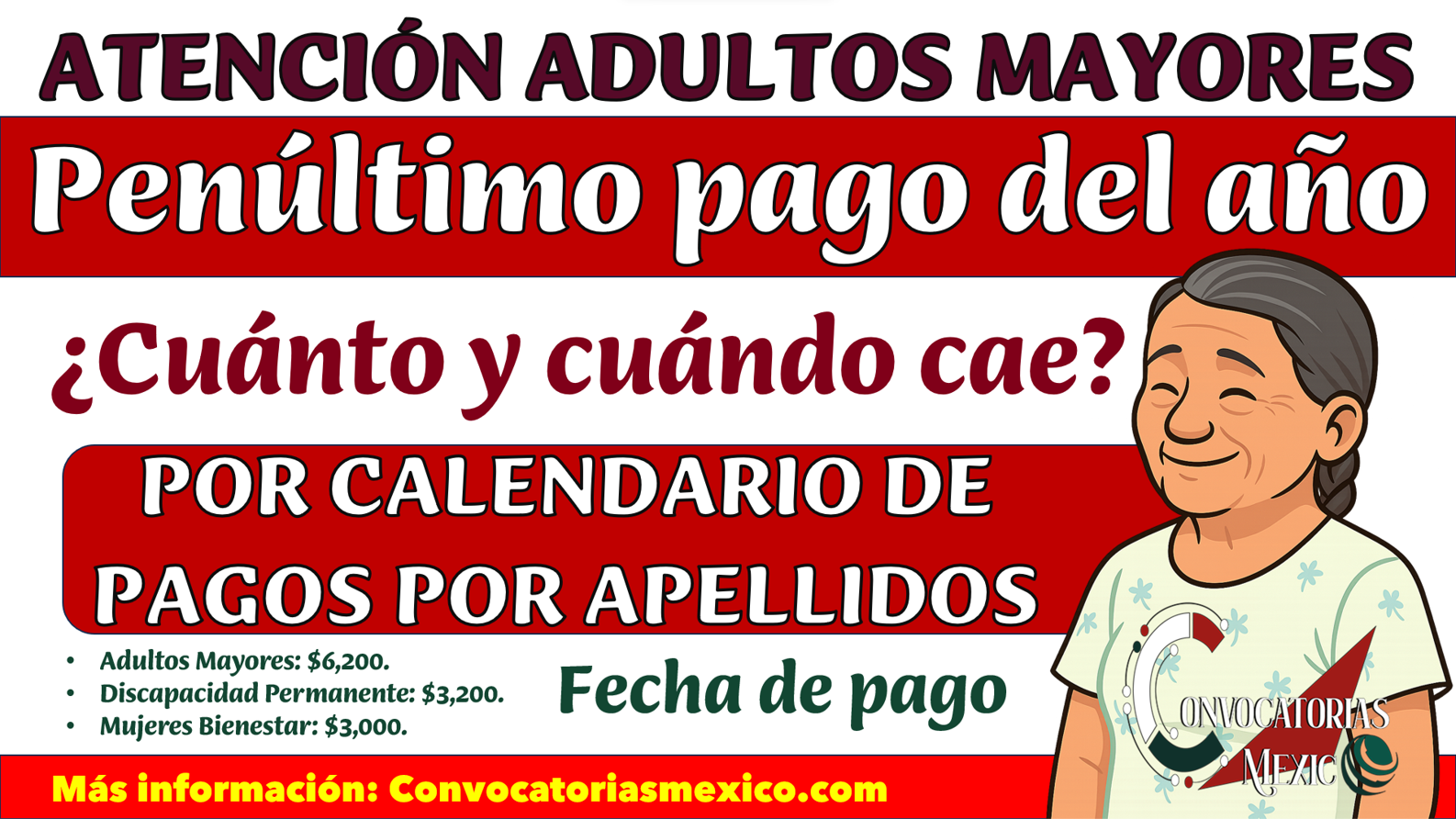 ¿Cuándo cae el próximo pago? bimestre septiembre–octubre Pensión Bienestar