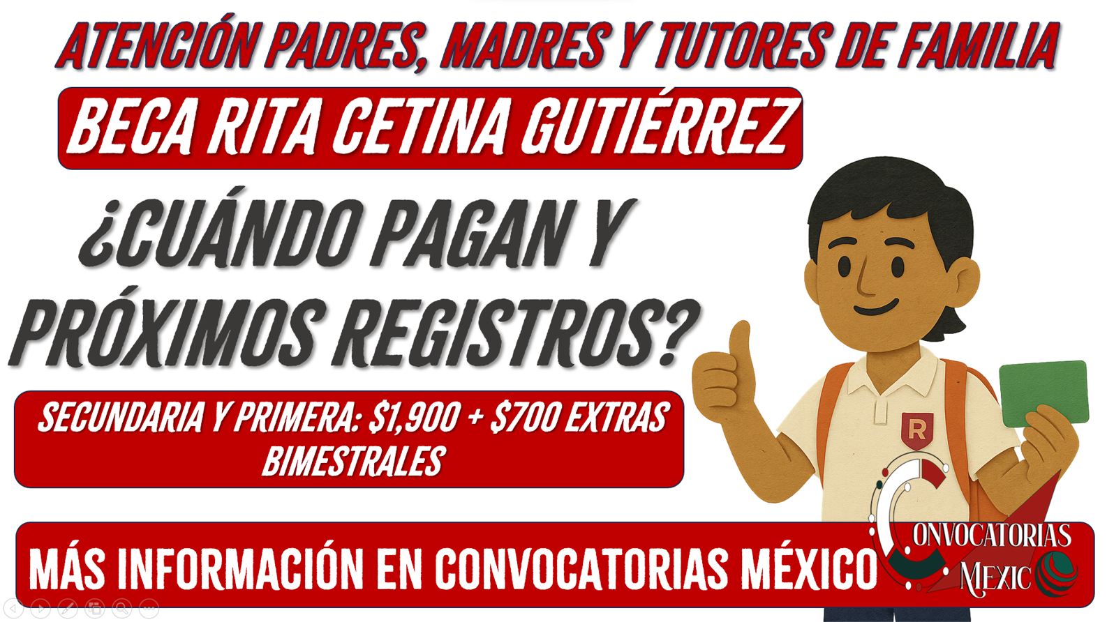Beca Rita Cetina ¿Cuánto paga y quienes podrán realizar el registro proximamente?