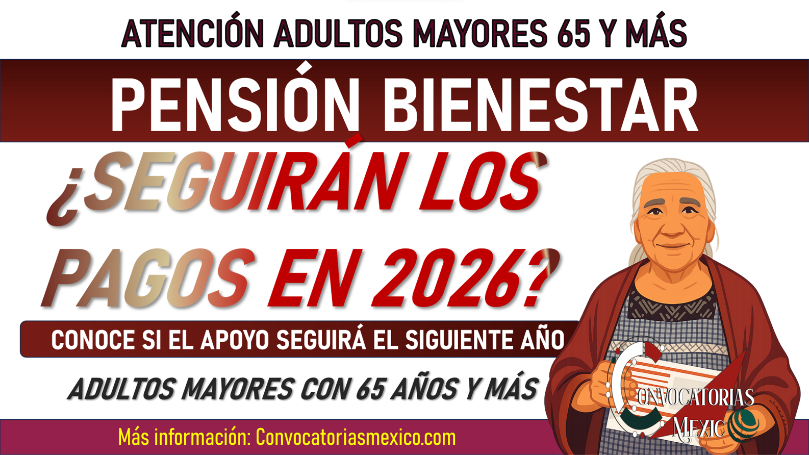 ¿Seguirán los pagos de la pensión bienestar para el siguiente año?