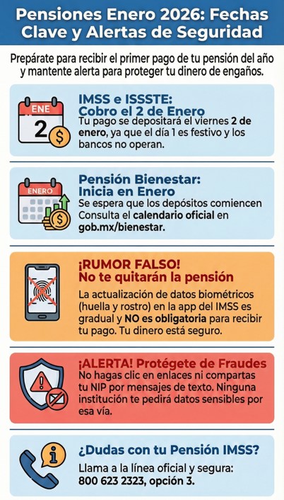 Cronograma de Dispersión: Enero 2026