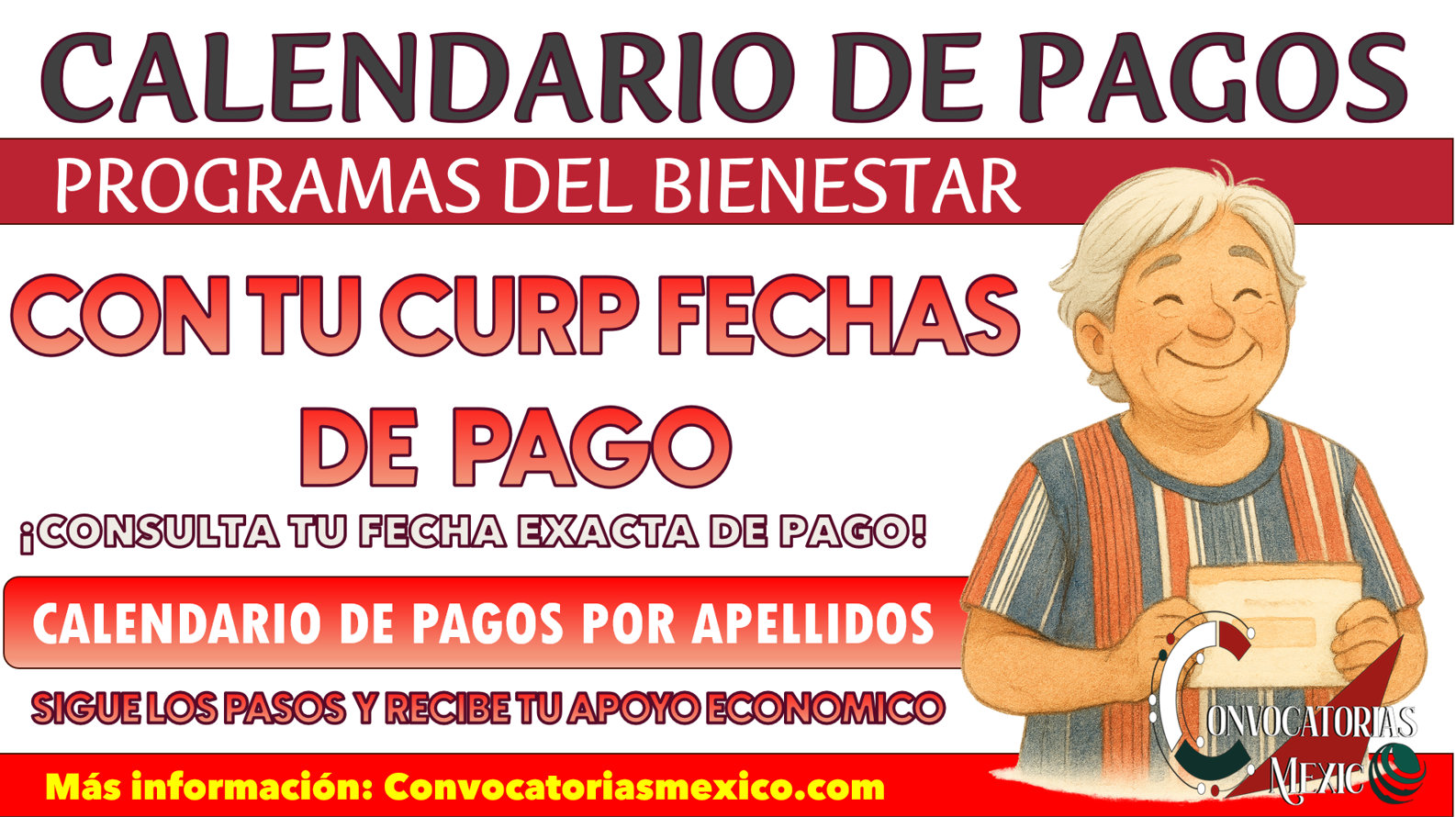 Con tu CURP tu fecha exacta de pago de los programas del bienestar en septiembre