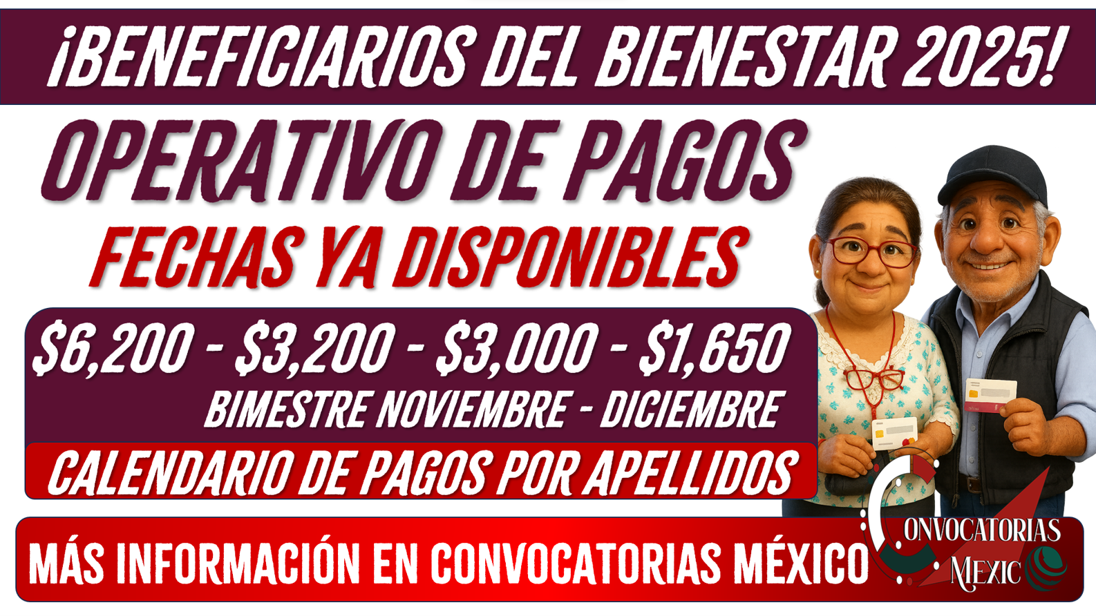 Operativo de pagos para noviembre calendario de pagos disponible programas del bienestar