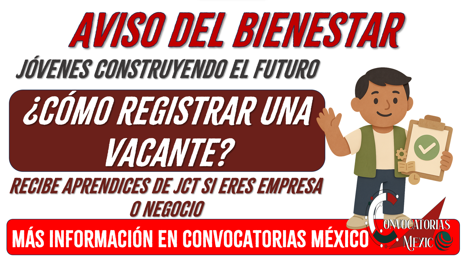 Soy empresa/negocio: ¿cómo registrar una vacante y recibir aprendices de JCF?