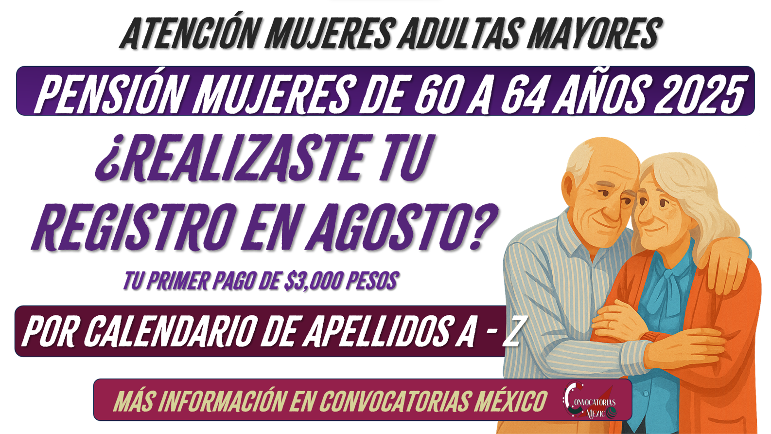 ¿Realizaste tu registro en agosto? Esta es la fecha de tu primer pago de la Pensión Mujeres Bienestar