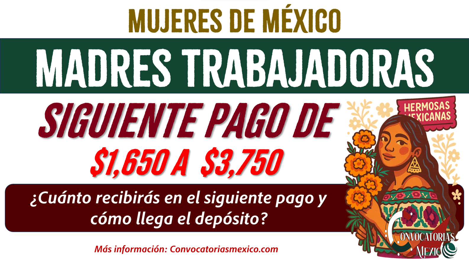 ¡Madres Trabajadoras! $1,650 pesos para el siguiente pago del Programa del Bienestar 11 Imagen4 67