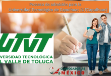 Proceso de admisión para la Universidad Tecnológica de Capulhuac (UTCapulhuac)