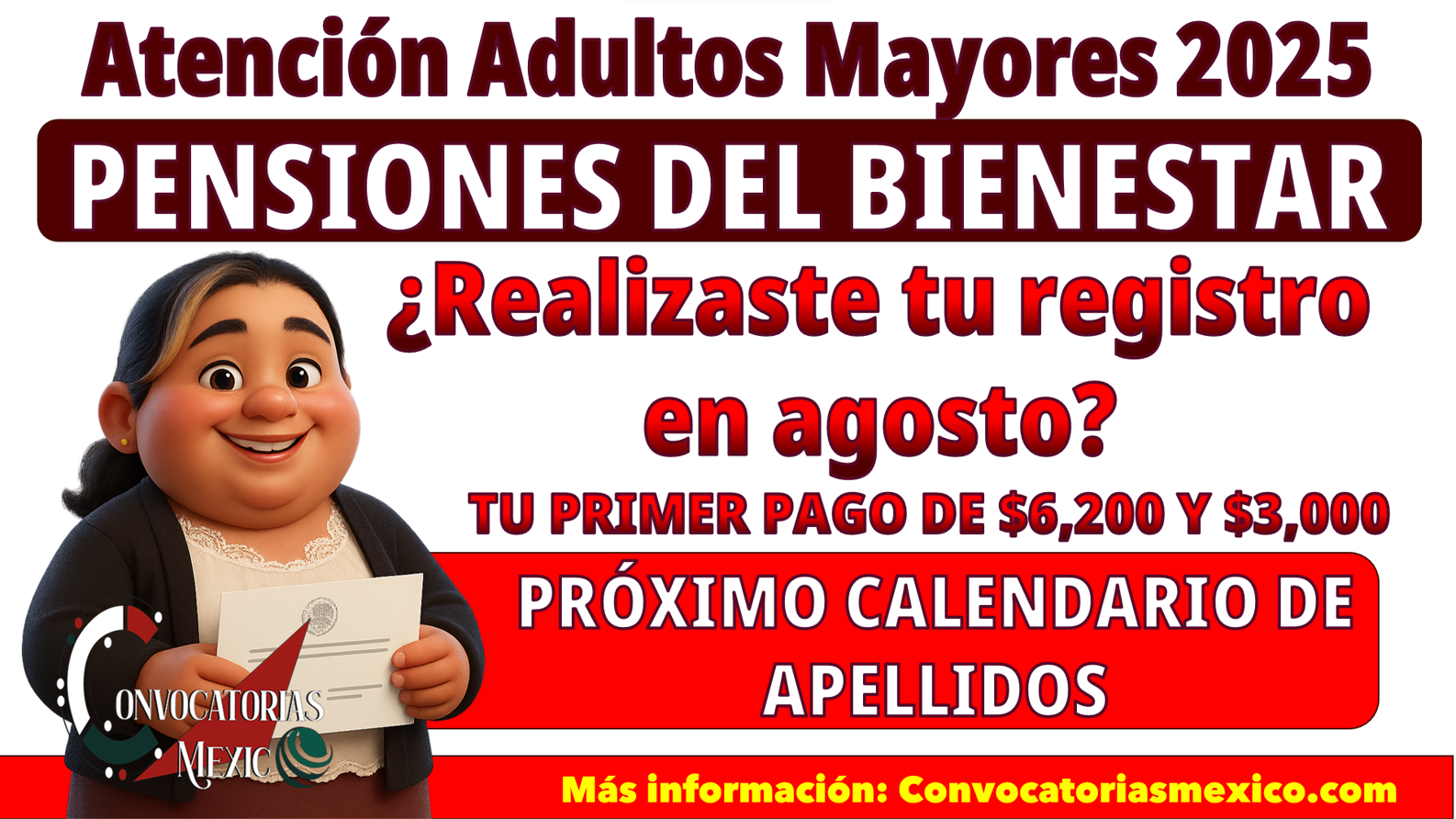 ¿Te registraste en agosto a la pensión? Este día de toca pago de la Pensión Bienestar