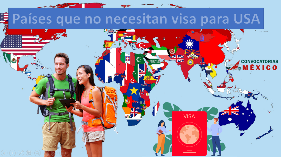 Países que no necesitan visa para USA