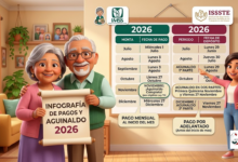 Información de Pagos y Aguinaldo 2026: IMSS e ISSSTE