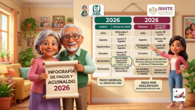 Información de Pagos y Aguinaldo 2026: IMSS e ISSSTE
