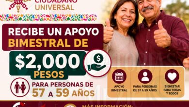 Ingreso Ciudadano Universal: Recibe un Apoyo bimestral de 2 mil pesos para personas de 57 a 59 años