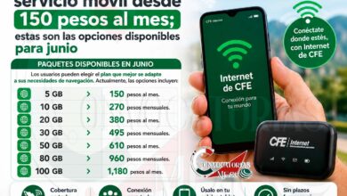 Internet de CFE: Ofrecen servicio móvil desde 150 pesos al mes; así puedes contratarlo