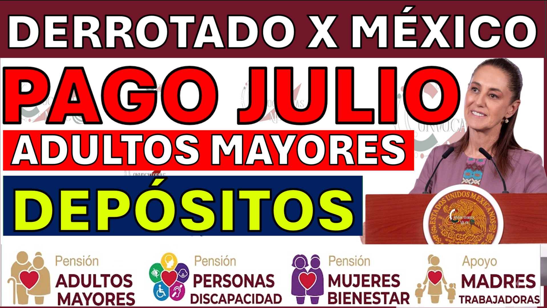 JULIO PENSION COMUNICADO PENSION MEXICO DONALD Y CLAUDIA
