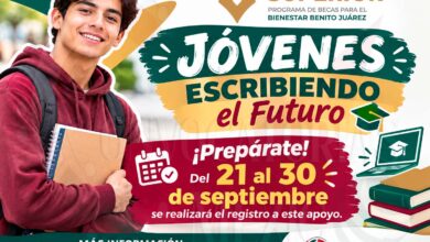 Jóvenes Escribiendo el Futuro ¡Prepárate del 21 al 30 de septiembre se realizara el registro a este apoyo!