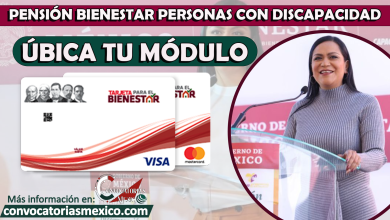 ¡IMPORTANTE Bancarización! Pensión Bienestar Personas con Discapacidad ÚBICA TU MÓDULO