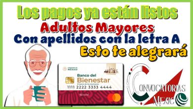 Los pagos ya están listos....Adultos Mayores con apellidos con la letra A, esto te alegrará 