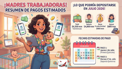 Madres Trabajadoras: esto es lo que podría depositarse en julio de 2026 y las fechas estimadas de pago