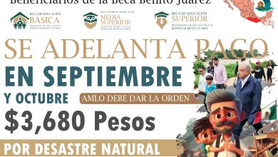 ¿Se adelanta pagos en septiembre y octubre? ¡Operativo de Pagos! Beca Benito Juárez 2024
