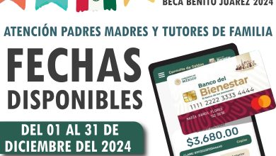 ¿Cuándo estarán las fechas de pagos disponibles de la Beca Benito Juárez 2024?