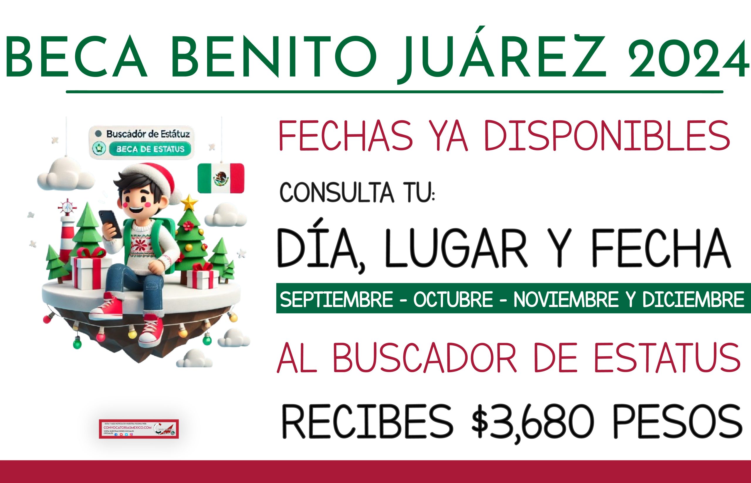 ¡Se revelan las fechas! Ya puedes consultar la fecha, lugar y hora de tu pago de la Beca Benito Juárez 2024