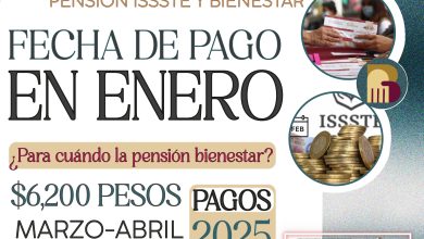 ¿Pago de la pensión issste y de la pensión bienestar para cuando?