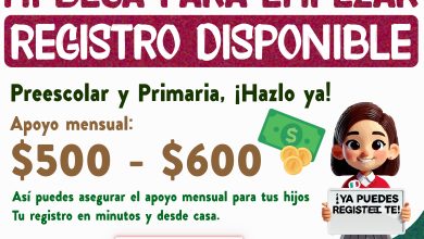 Registro disponible apoyo mensual de hasta $650 pesos de Mi Beca para Empezar 2025